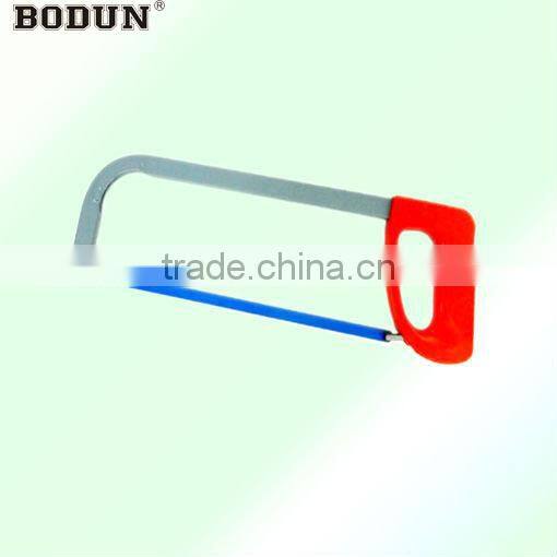 B5007 12" High quality wood cutting square tube hacksaw frame with plastic handle
