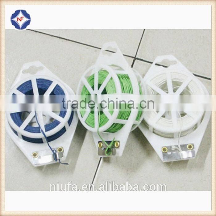 Colorful PVC Plastic coated garden twist tie make in China