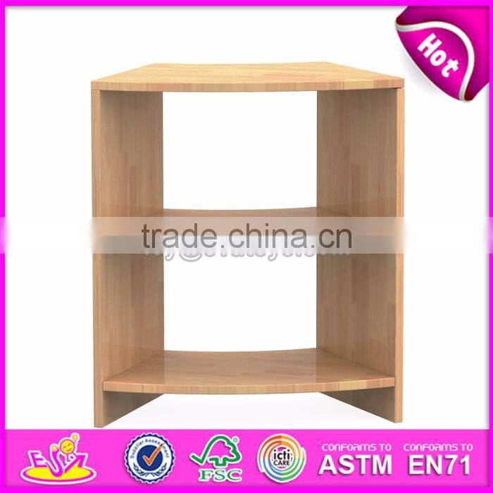 Best wholesale kindergarten toy storage wooden kids storage shelves W08C195