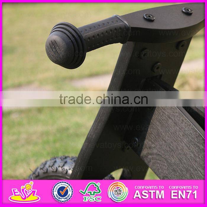 2015 Black color bicycle toy for christmas gift,Wooden toy bicycle toy for promotion,Wooden bicycle toy for exhibition W16C051