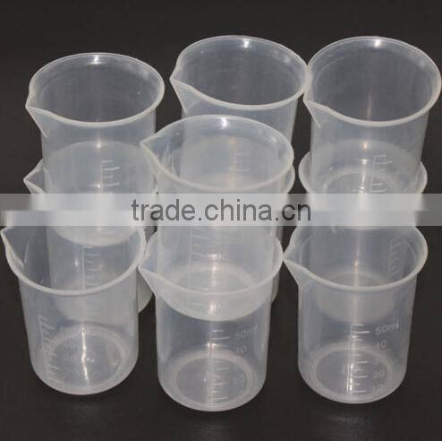 OEM plastic measuring cups for kitchen, 50ml liquid measuring cups