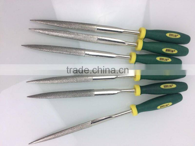 BERRYLION half round diamond file length 140mm with soft grip