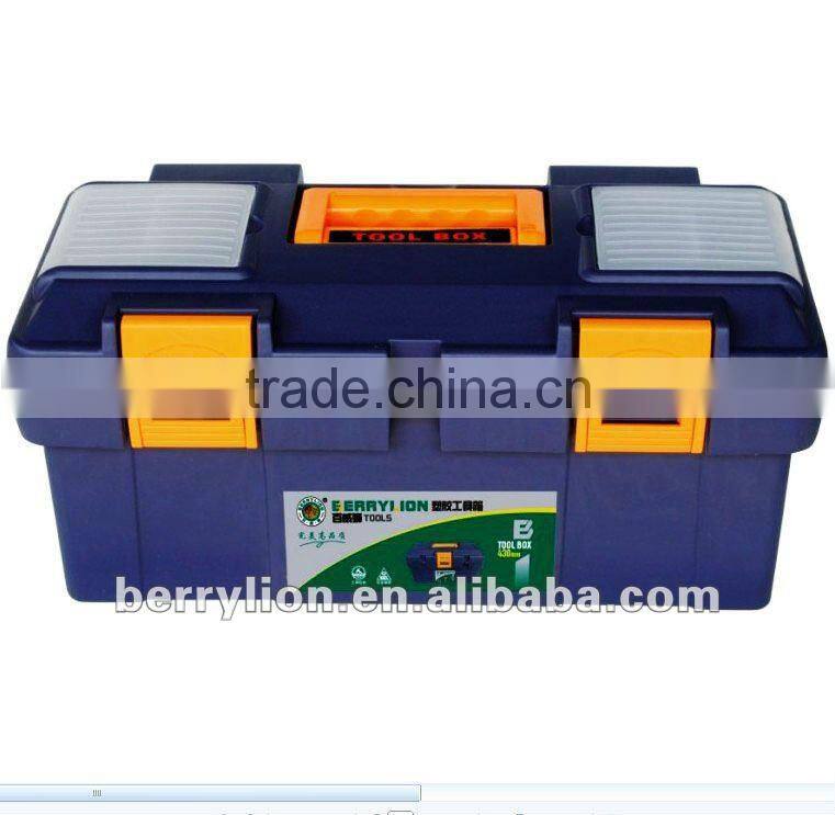 Berrylion Plastic Toolbox 15.2"/380mm Plastic toolbox Big Size Toolbox