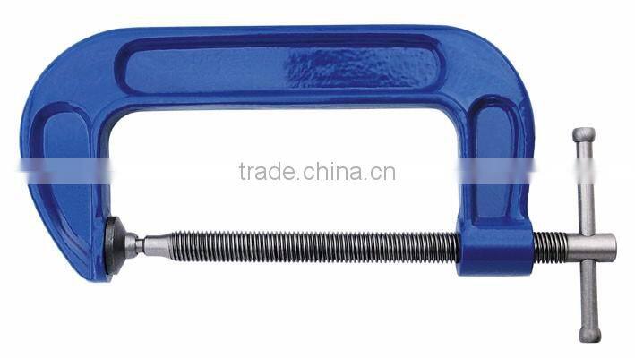 American type malleable cast iron woodworking holding C-clamp