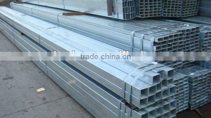 hot sale galvanized steel quare tube carbon steel pipe
