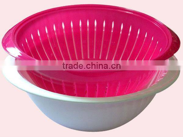 Large size Plastic clean vegetable storage plastic Soup containers
