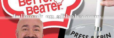 Semi-automatic stainless steel egg beater