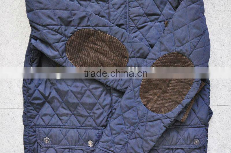 Stylish fashion diamond quilted men jacket