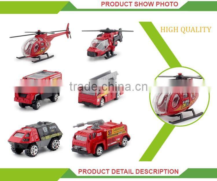 Top selling high quailty alloy diecast model mini new fire vehicle
