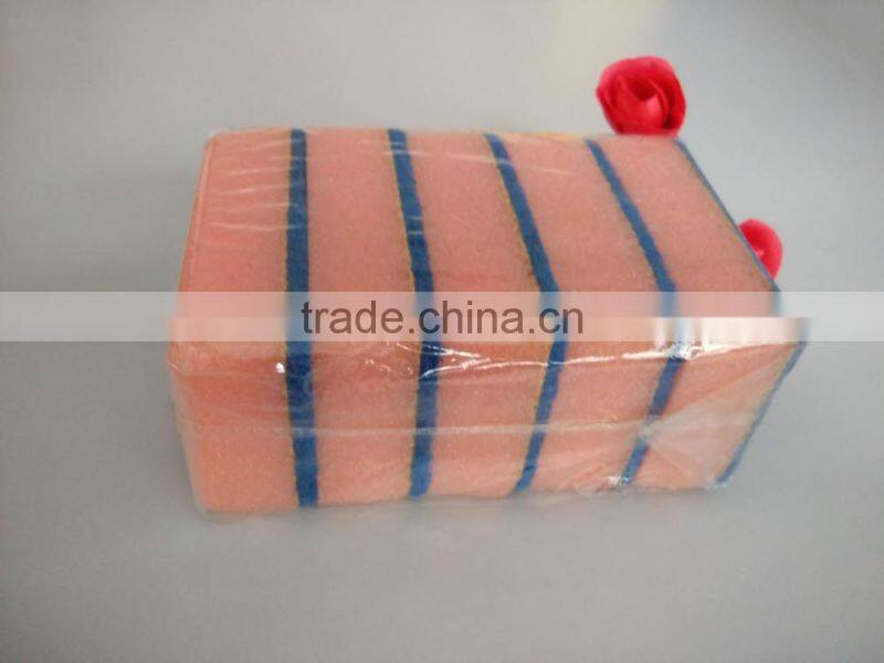 2014 new product super quality colorful foam sponge scourer