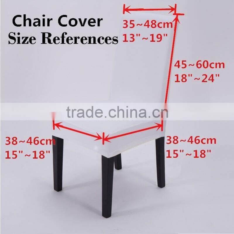 Free Shipping Dinning Home Chair Cover Wedding Solid Colors Spandex Dining Chair Covers For Wedding Party Chair Decoration