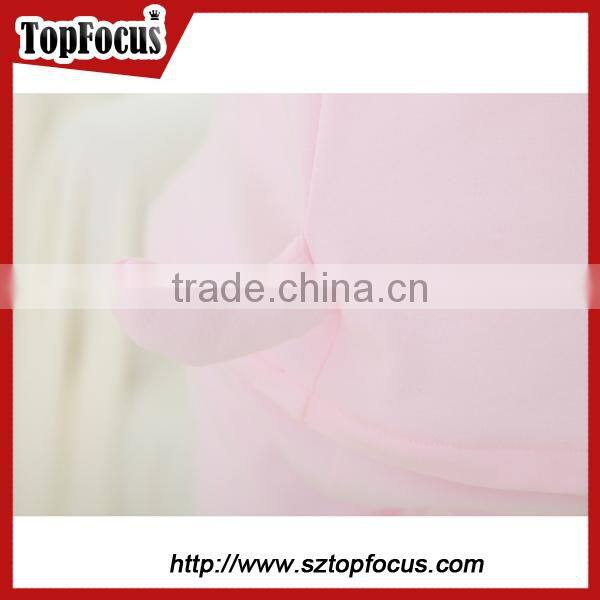 adult 100% cotton pink pig sleepsuit pajamas mascot costume