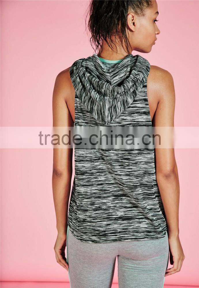 Bulk hooded sweatshirt OEM custom sweatshirt sleeveless sweatshirt