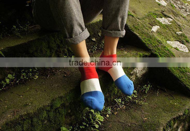 Personality trend in Europe and the United States flag socks male boat socks socks literary low in spring and summer, thin