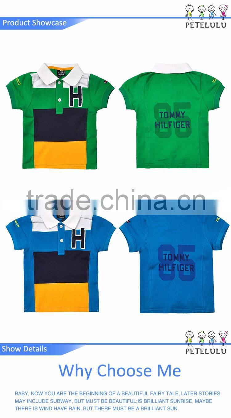 New Summer Clothes 3-24 Months Pique Absorb Sweat Baby Boy Polo Shirts