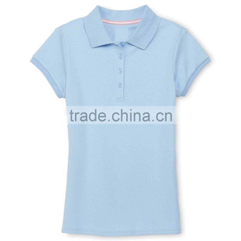 2017 Fashion Kid Polo Shirt Kids School Uniforms Plain Boy Polos Shirt Design