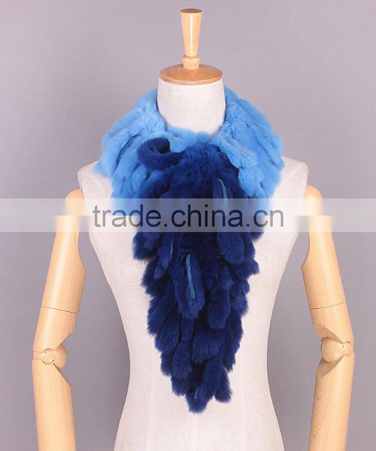 China factory Warm Scarves best-selling scarf shawl Fur Knit Scarf for Winter