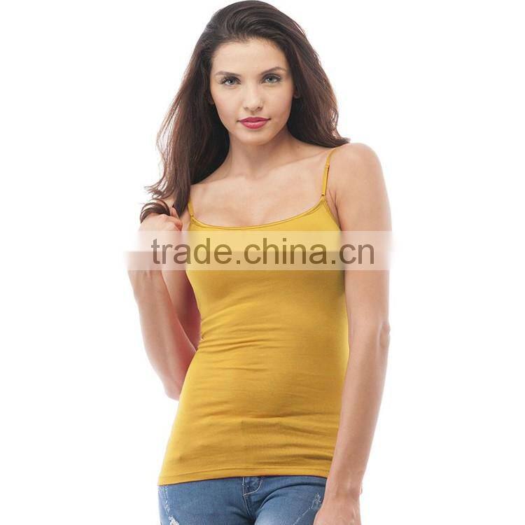 Bulk Blank Women Tank Top 95 Cotton 5 Spandex Ladies New Design Fashion Top