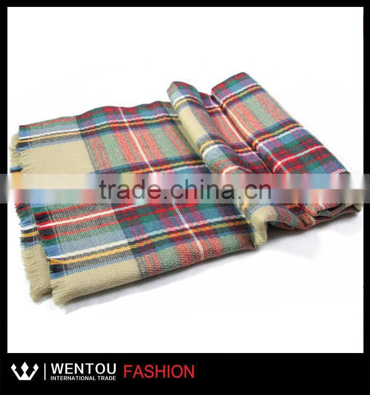 Wholesale HOT SALE Plaid Scarf