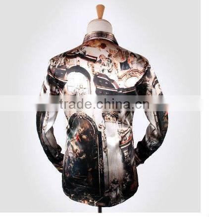 Fashion Long Sleeve Casual Men Shirt with 2013 design