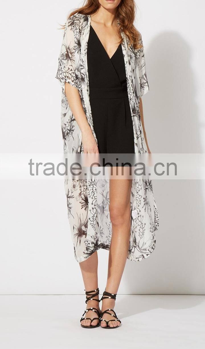Fashion Style Ling Printed Caftan Beach Kimono ethnic tunic long cardigan 2015 women