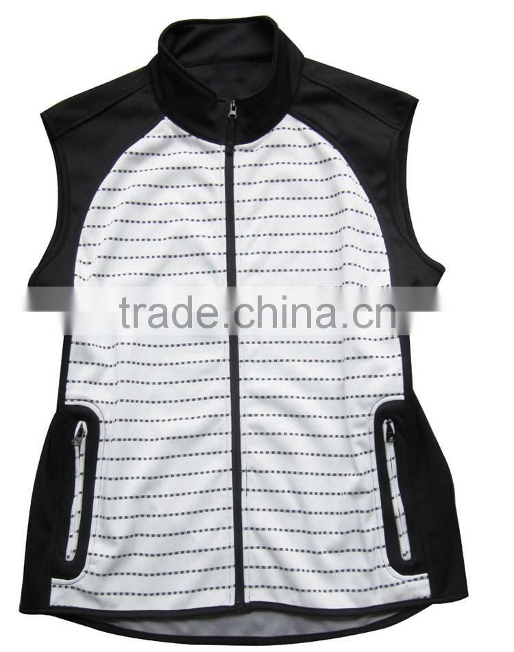 High quality cheap tailored wholesale sport vest outdoor knitted softshell vest