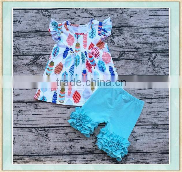 2017 polka dots kurti designs baby girls long sleeve fall outfit real picture OME service