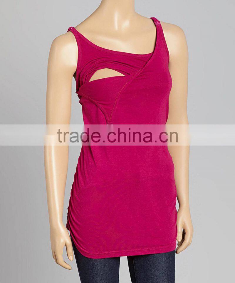 Free Shipping Orchid Maternity Tops With Bra And Tank Maternity Tees Women Clothing WT80817-47