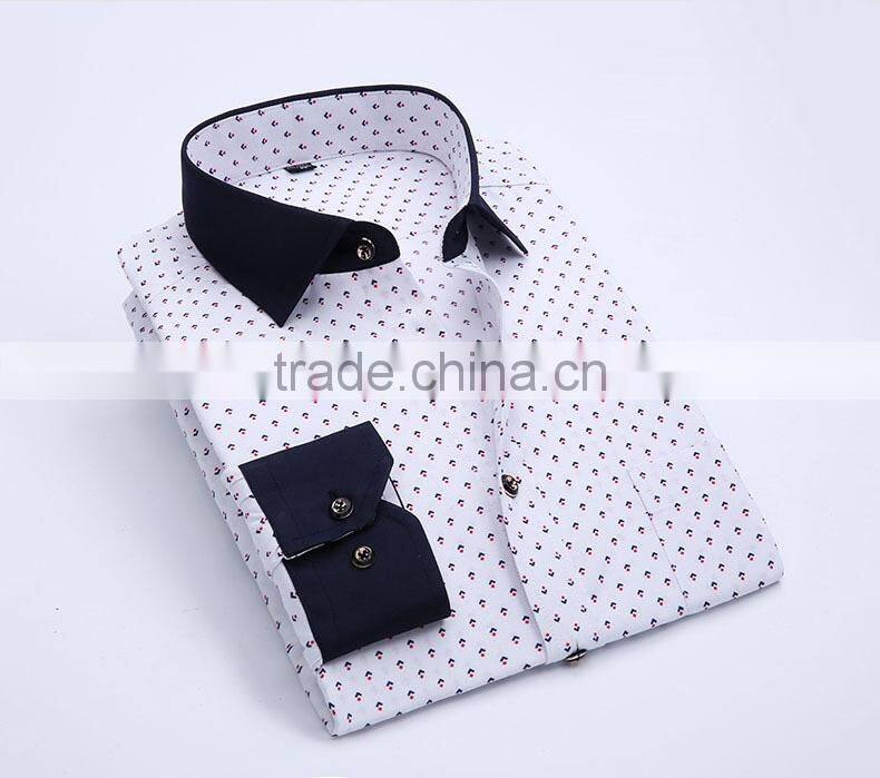 Latest round bottom print new design casual shirt for man