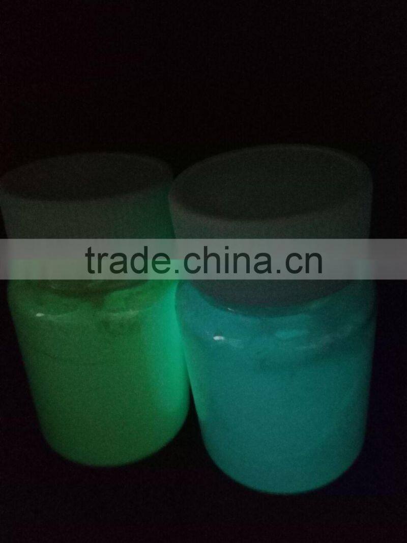 silk screen printing photoluminescent glow in the dark powder pigment