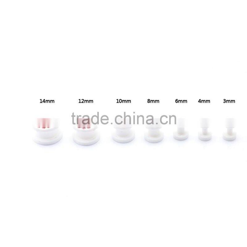 Custom Hollow Surgical Ear Gauge Earrings Flesh Tunnels Piercing Body Jewelry