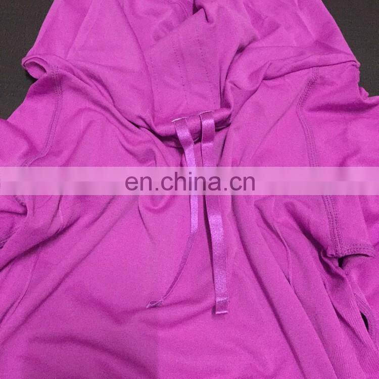 Breathable Dry Quick Hooded Yoga Shirts For Women Long Sleeve Professional Sports Running Tess Gym Fitness Workout Training Tops