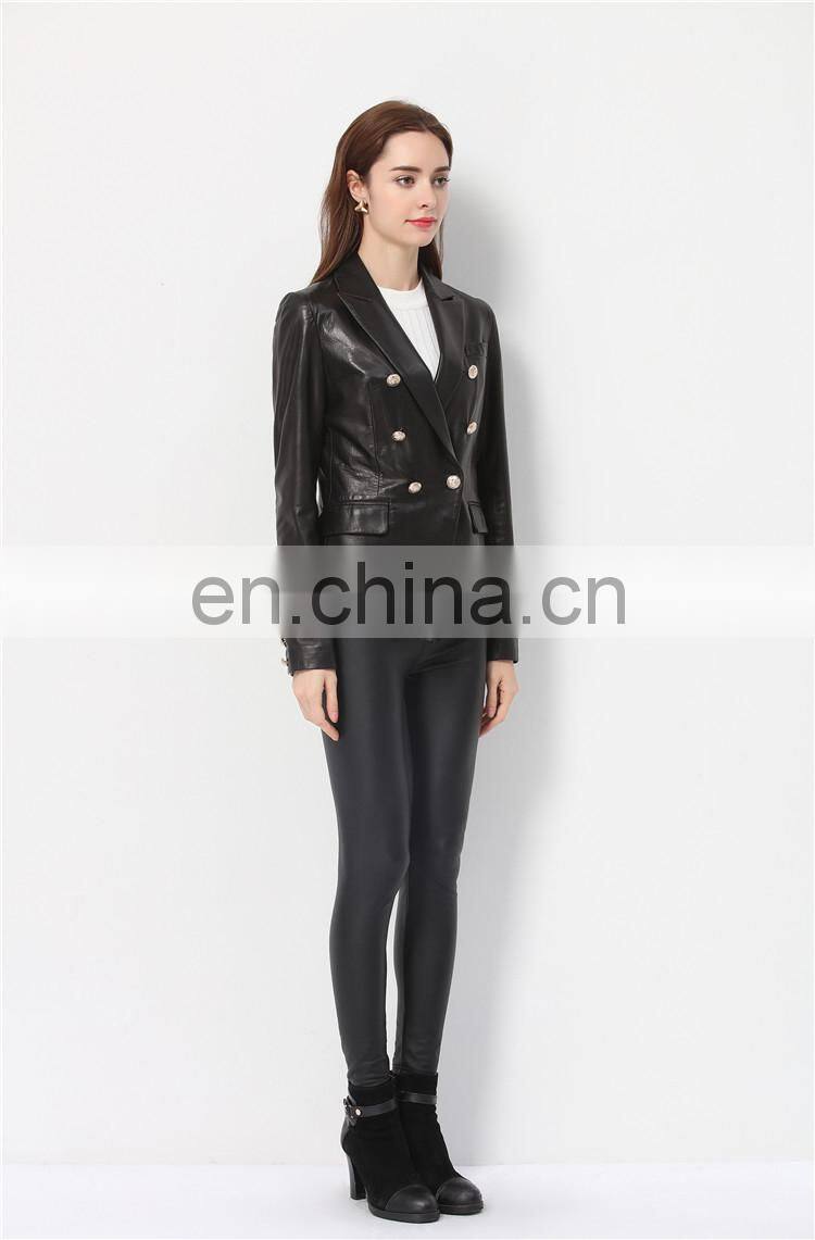 2016 Fashionable New Style Women Jacket Lover's Clothes With Mickey Minnie Mouse Pattern Genuine Real Sheepskin Leacher Jacket