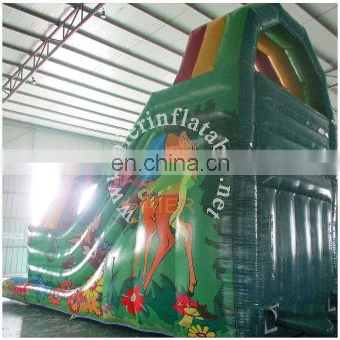 New Design Inflatable Jungle Slide with arch