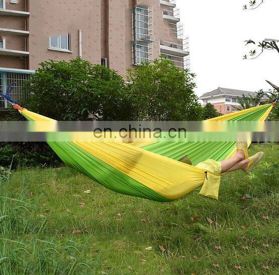 2016 Hot selling Double Portable Parachute Camping hammock