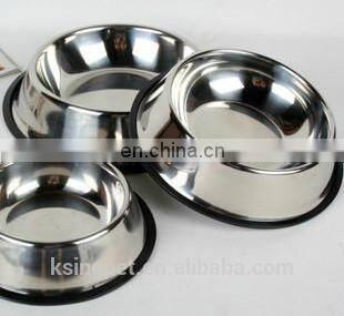 stainless steel dog bowl
