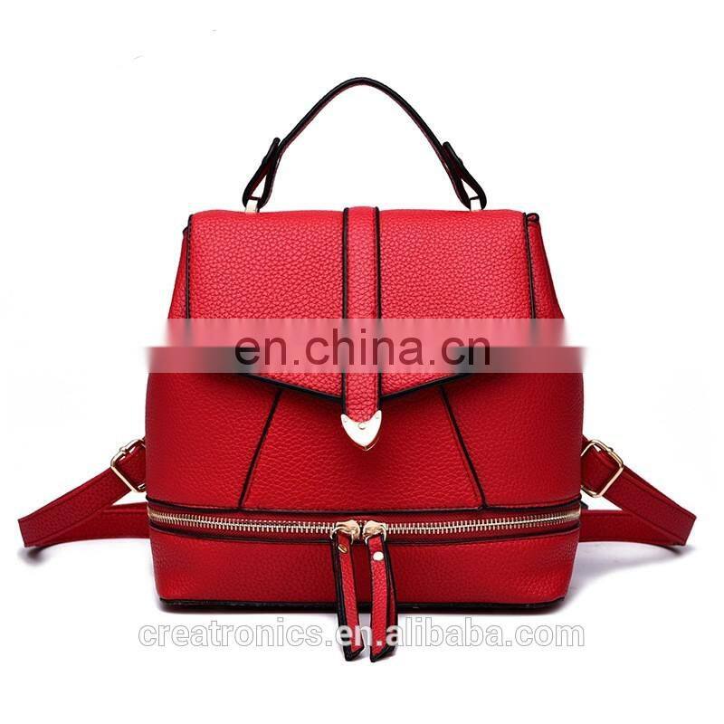 CR high reputation manufacture buy direct from china manufacture rucksack leisure style backpack women's retro bags