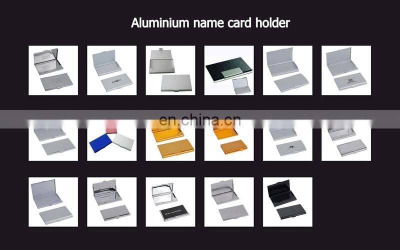 Personalized logo stainless steel name cards case