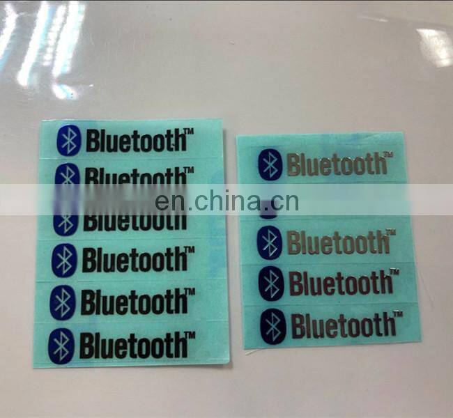 Metallic colorful adhesive stickers for bluetooth speaker