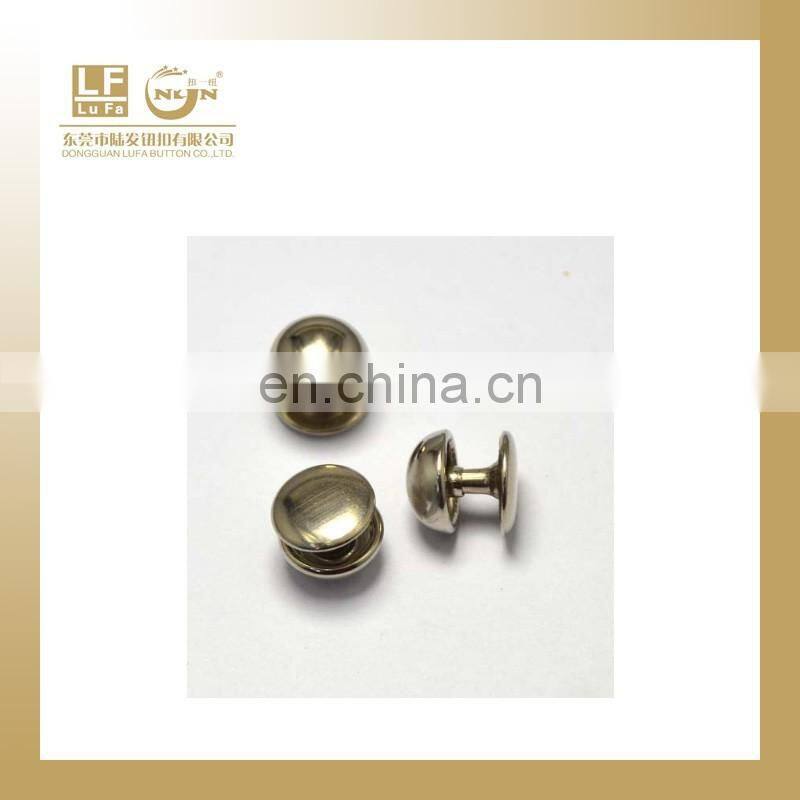 double cap rivet,round head rivet for leather belt,flat cap rivet,rivet for handbads