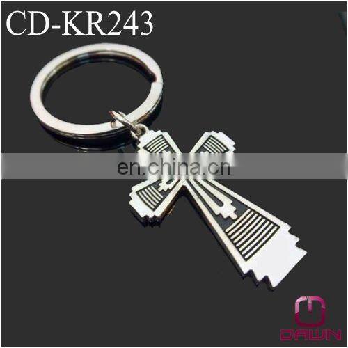 New Style Zinc Alloy Religious Cross Keychain CD-KR241