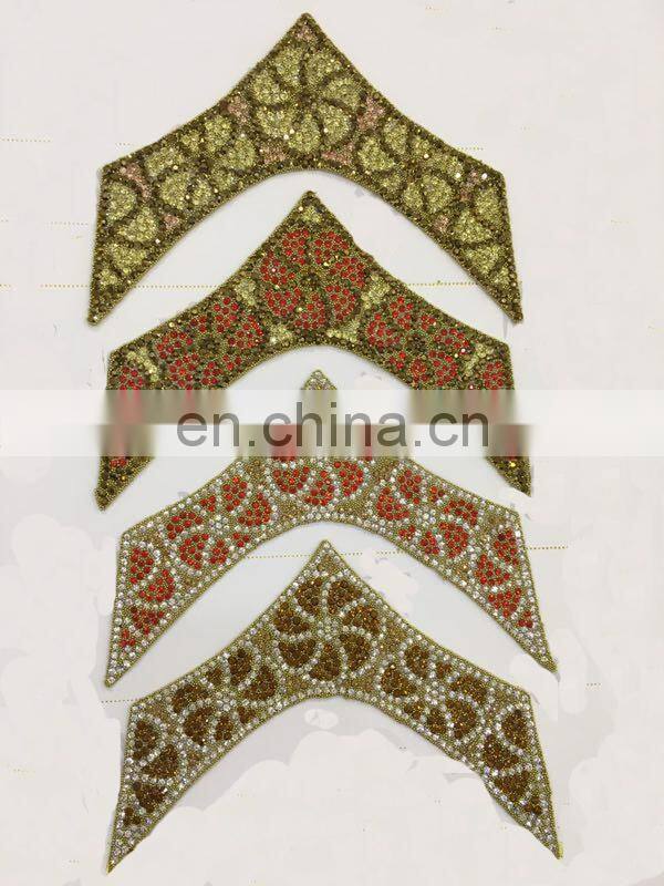 Fashion women shoe upper decorative hot fix rhinestone