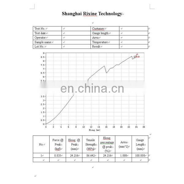 Tensile Testing Machine for PE/Tubular/PVC/Corrugated/Plastic Pipe materials