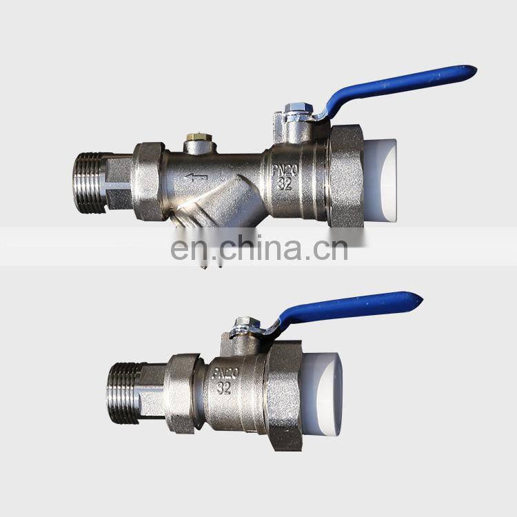 High quality PPR brass angle sleeve valve zinc 1 inch ball valve pvc ball valve manufacturers