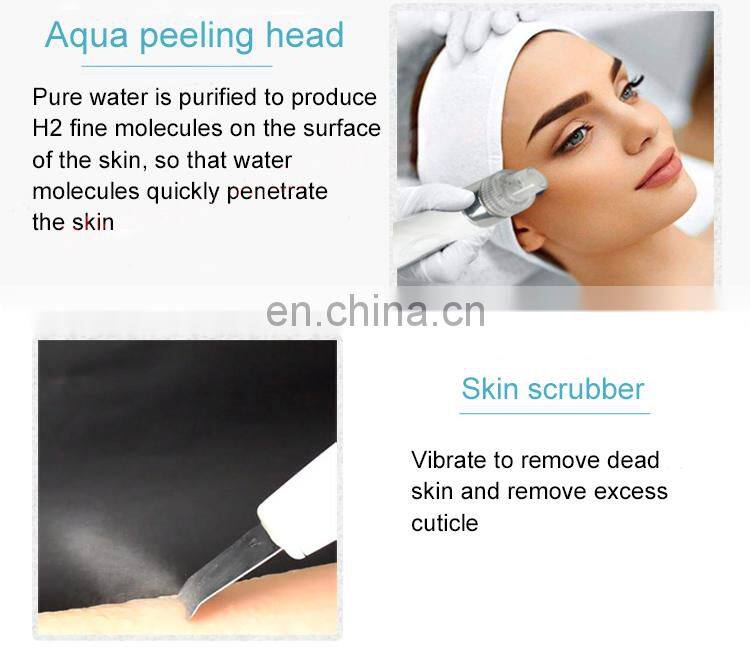 Newest model H2O2 hydrogen oxygen small bubble facial machine for sale