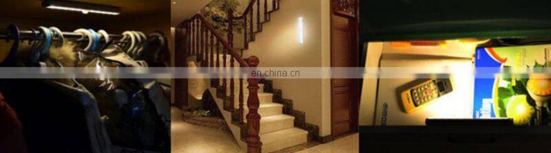 2021 hot sell amazon led under cabinet light automatic motion sensor night lights 6leds motion sensor closet night light