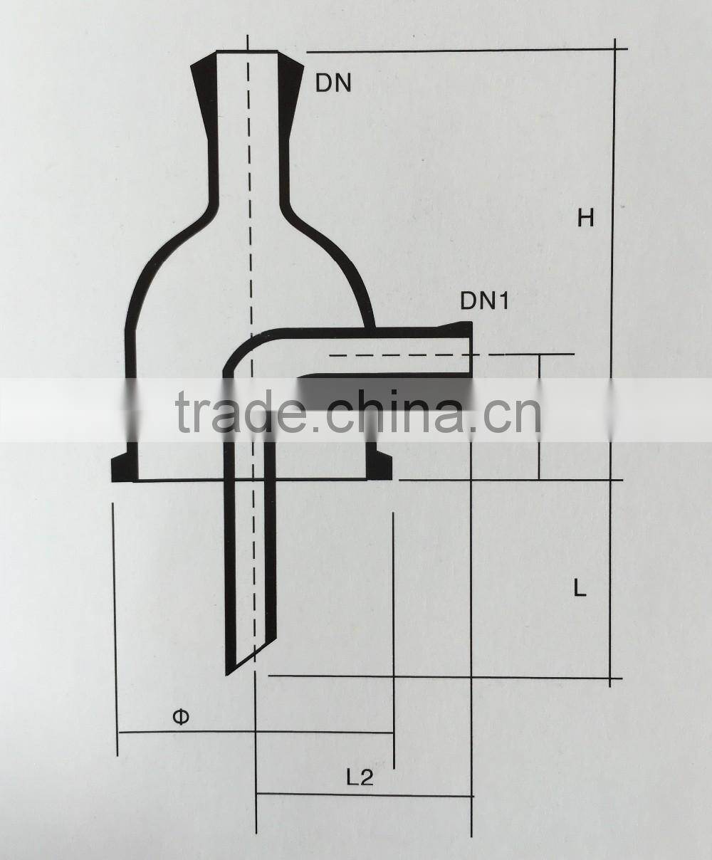 borosilicate 3.3 glass pyrex glass Dropwise Jar port transition joints