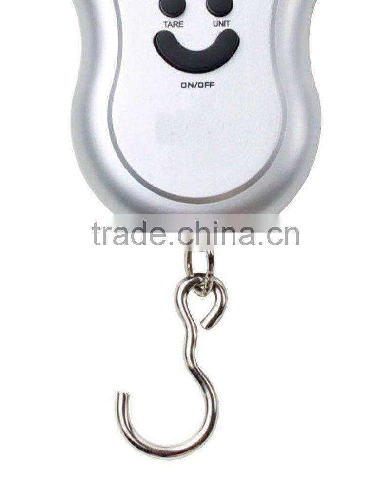 Potable Electronic Scale with Built in Thermometer For Travel /Hanging Luggage/ Fishing Hook / Pocket Food Diet