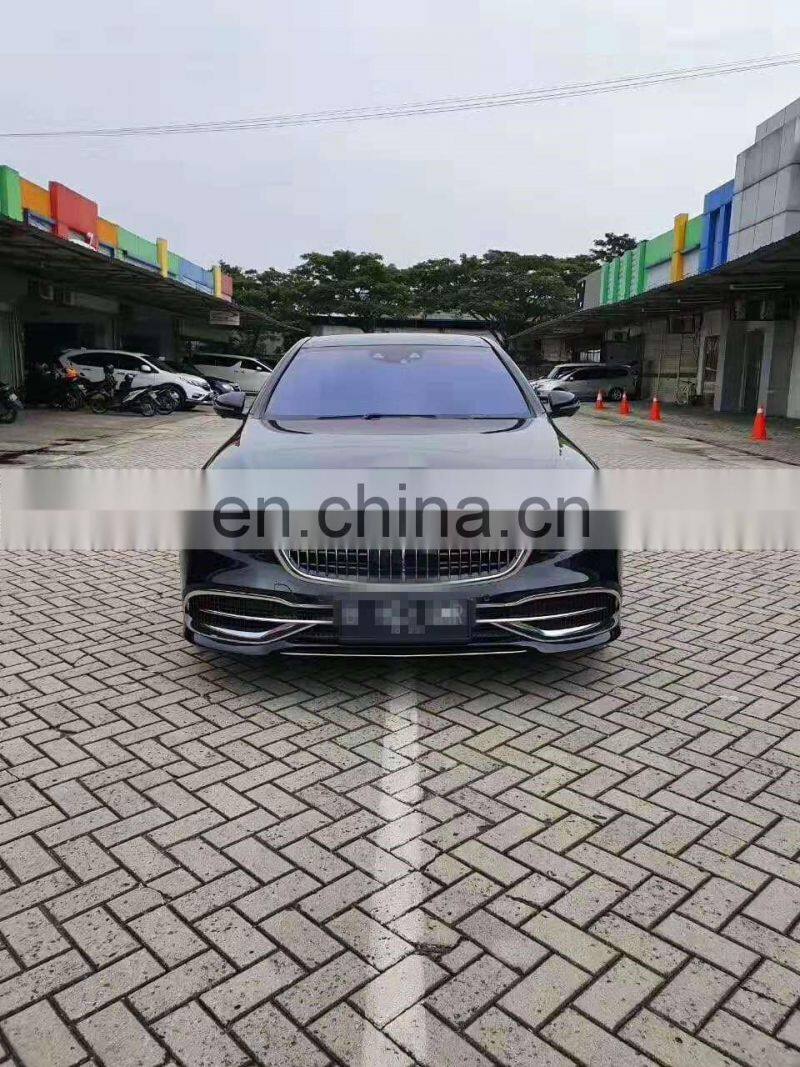 S class w222 S350 S400 S450 S500 S600 body kit for w222 S350 S400 S450 S500 S600 to S680 mayCH style with grille light 2019