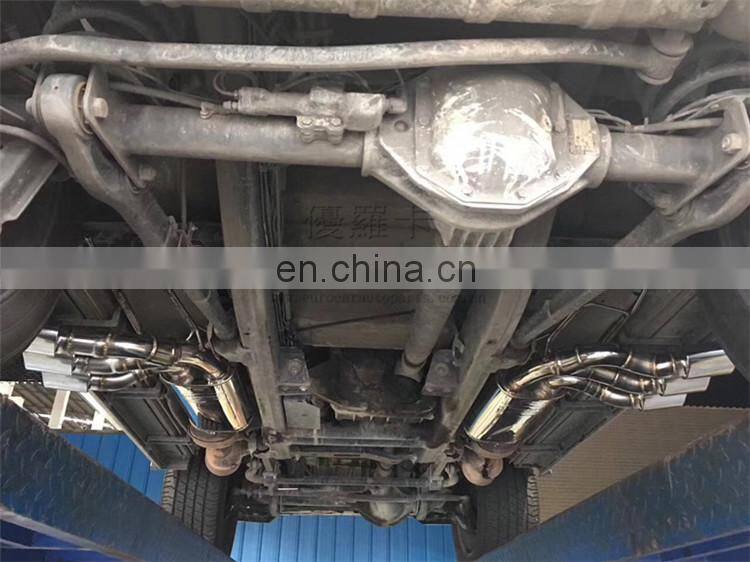 G class w463 six out lossless installation exhaust system fit for G350 G400 G550 G500 G800 G63 G65 G900 exhaust pipe
